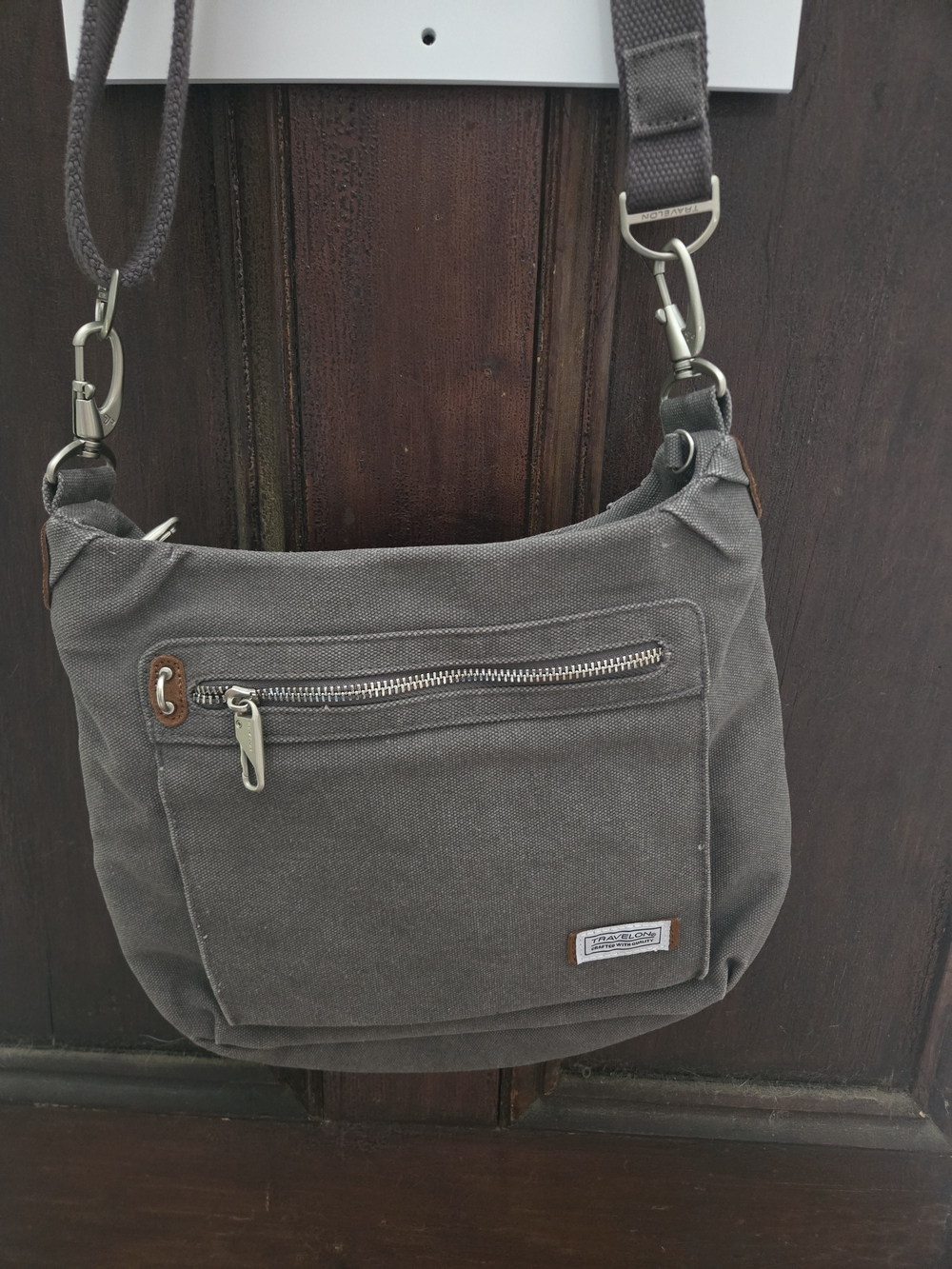 Travelon Canvas Crossbody Bag - Theft Resistant New Without Tags